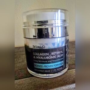 Mimido Collagen Retinol Hyaluronic Acid Cream New Without Tag